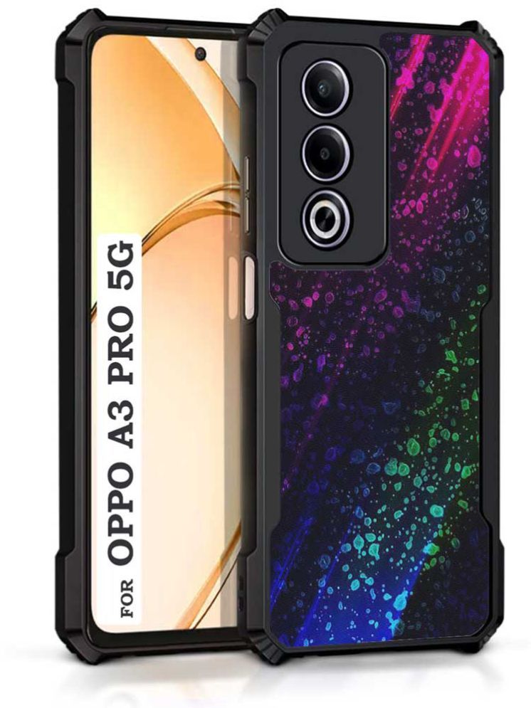     			COBERTA Multicolor Printed Back Cover Polycarbonate Compatible For OPPO A3 Pro 5G ( Pack of 1 )