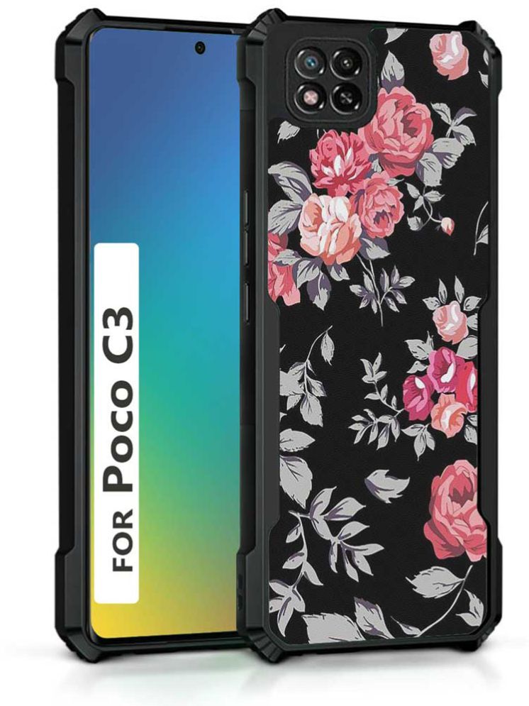     			COBERTA Multicolor Printed Back Cover Polycarbonate Compatible For POCO C3 ( Pack of 1 )