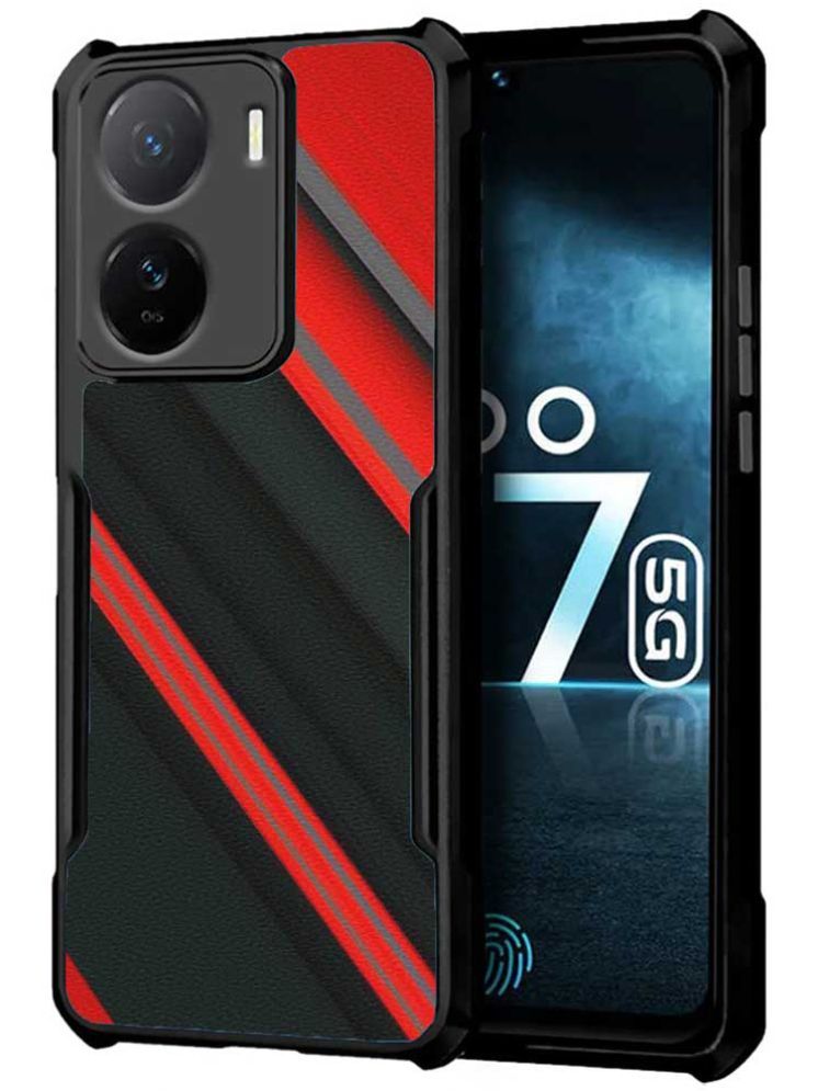     			COBERTA Multicolor Printed Back Cover Polycarbonate Compatible For iQoo Z7s 5G ( Pack of 1 )