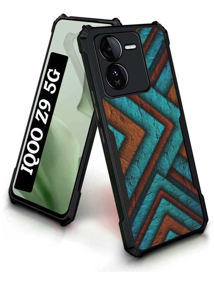     			COBERTA Multicolor Printed Back Cover Polycarbonate Compatible For iQOO Z9 5G ( Pack of 1 )