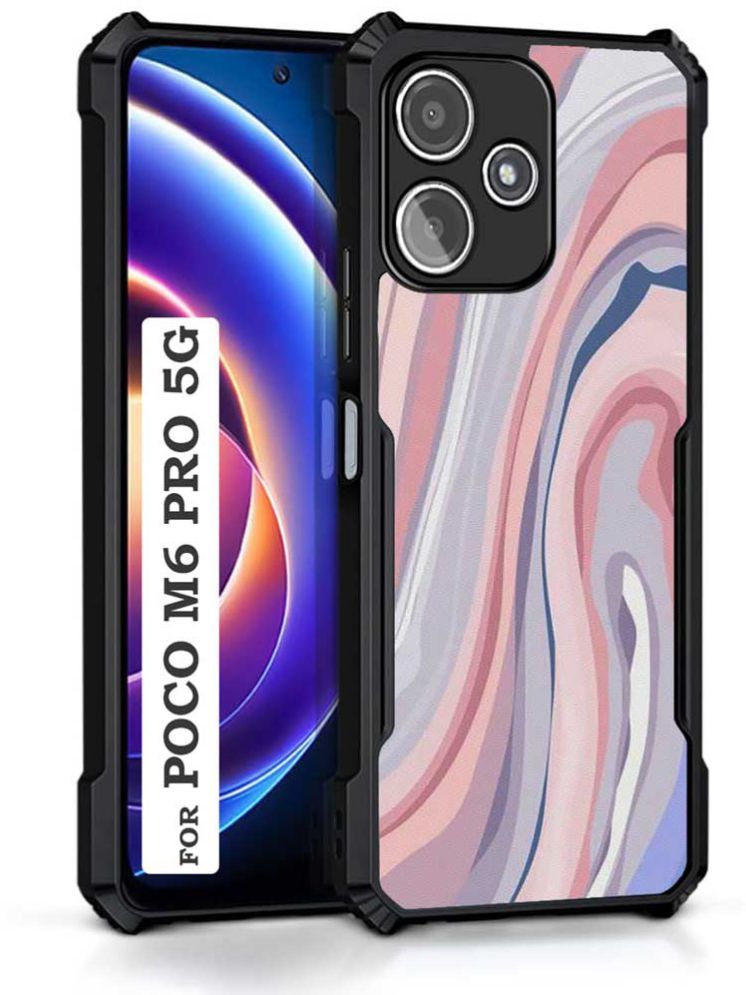     			COBERTA Multicolor Printed Back Cover Polycarbonate Compatible For Poco M6 Pro ( Pack of 1 )