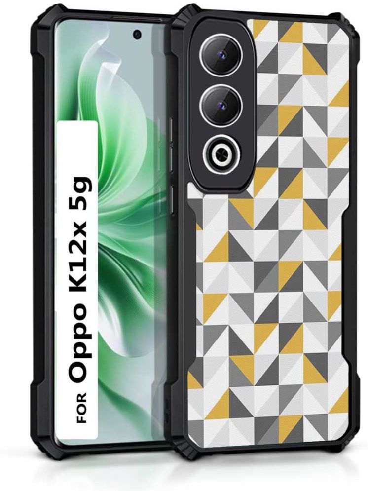     			COBERTA Multicolor Printed Back Cover Polycarbonate Compatible For Oppo K12X 5G ( Pack of 1 )