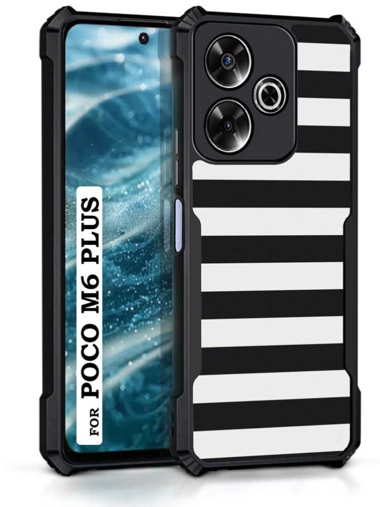     			COBERTA Multicolor Printed Back Cover Polycarbonate Compatible For Poco M6 Plus 5G ( Pack of 1 )