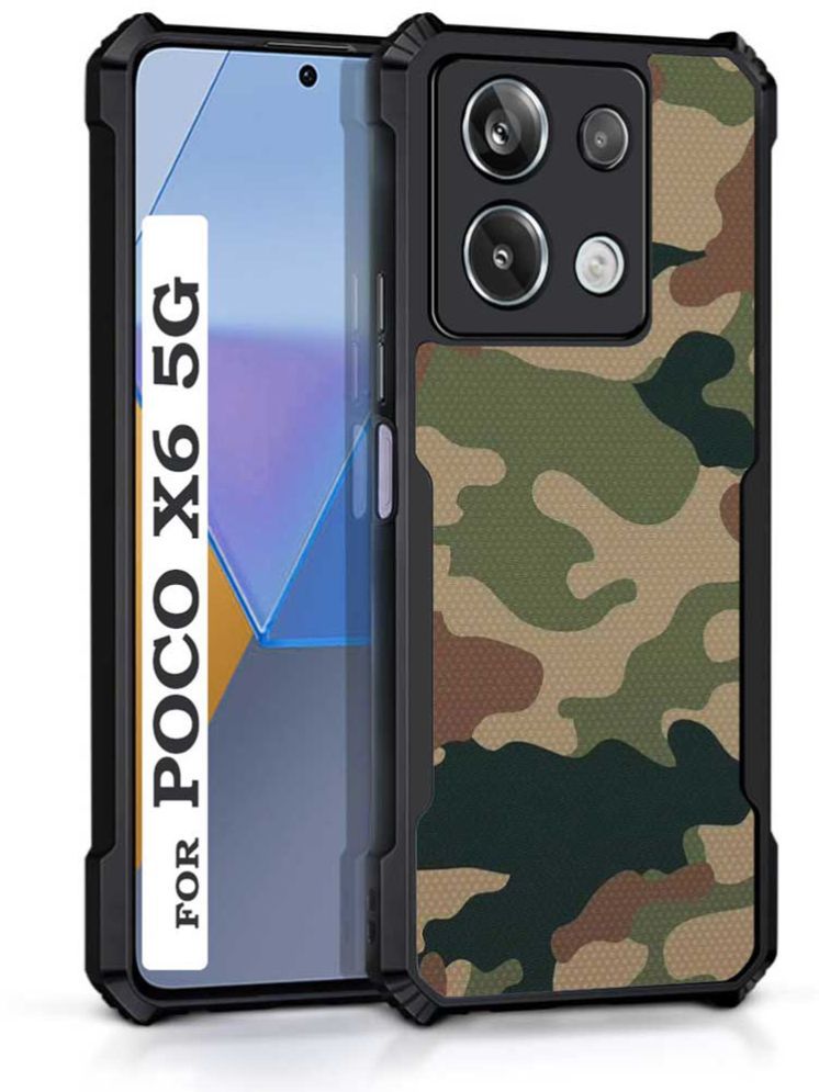     			COBERTA Multicolor Printed Back Cover Polycarbonate Compatible For Poco X6 5G ( Pack of 1 )