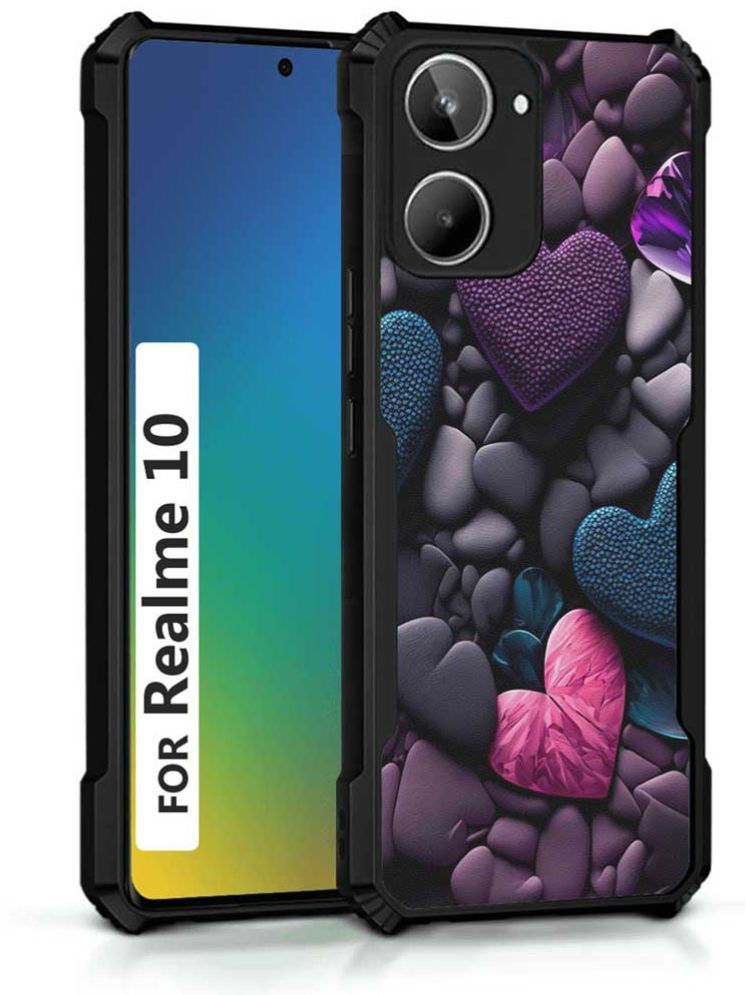     			COBERTA Multicolor Printed Back Cover Polycarbonate Compatible For Realme 10 ( Pack of 1 )