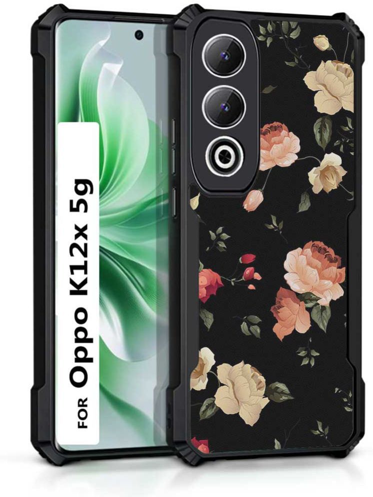     			COBERTA Multicolor Printed Back Cover Polycarbonate Compatible For Oppo K12X 5G ( Pack of 1 )