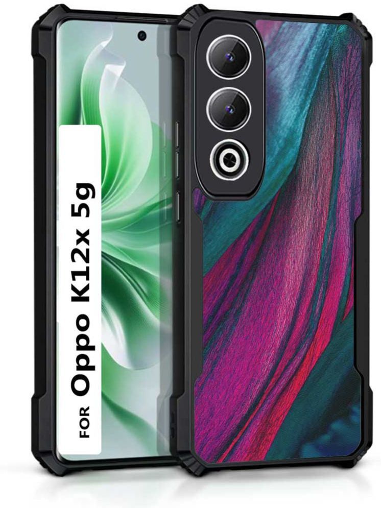     			COBERTA Multicolor Printed Back Cover Polycarbonate Compatible For Oppo K12X 5G ( Pack of 1 )