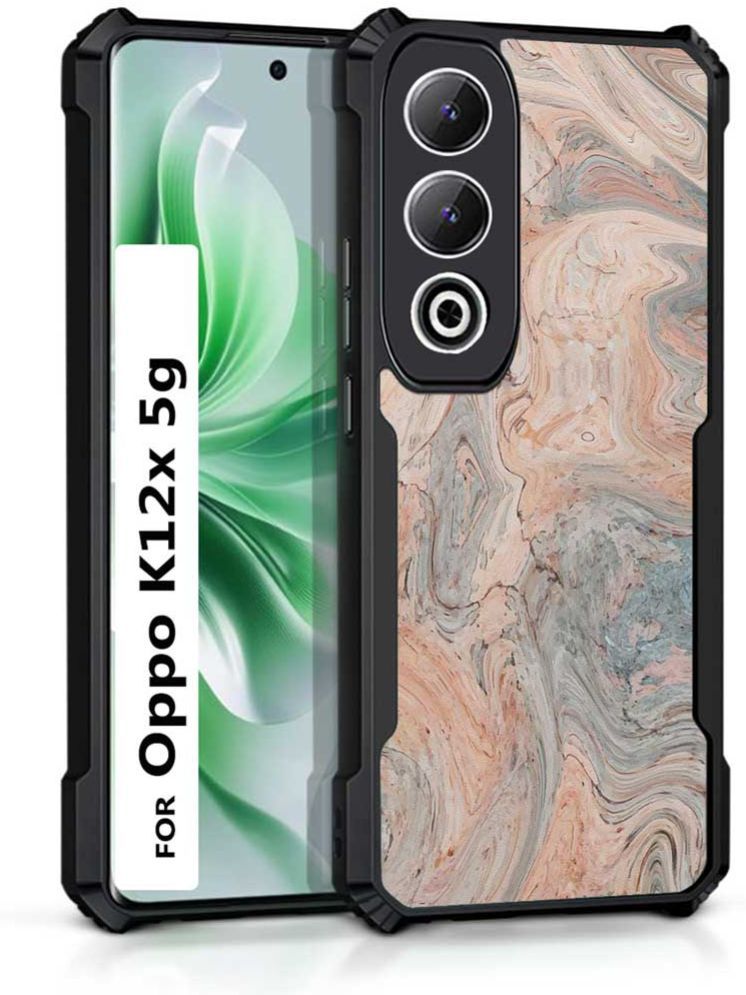     			COBERTA Multicolor Printed Back Cover Polycarbonate Compatible For Oppo K12X 5G ( Pack of 1 )