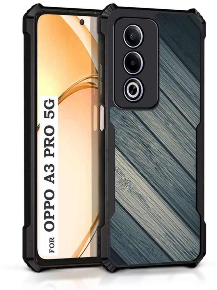     			COBERTA Multicolor Printed Back Cover Polycarbonate Compatible For OPPO A3 Pro 5G ( Pack of 1 )