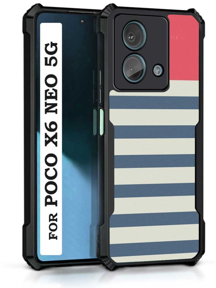     			COBERTA Multicolor Printed Back Cover Polycarbonate Compatible For Poco X6 Neo 5G ( Pack of 1 )