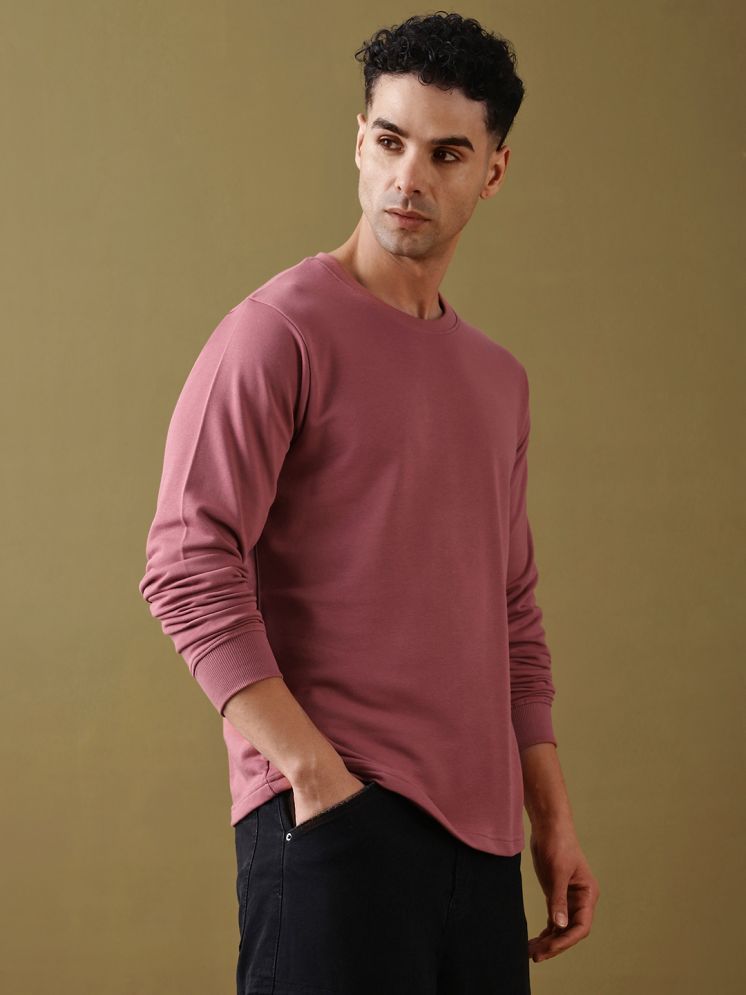     			Dillinger 100% Cotton Regular Fit Solid Full Sleeves Men's Round T-Shirt - Pink ( Pack of 1 )