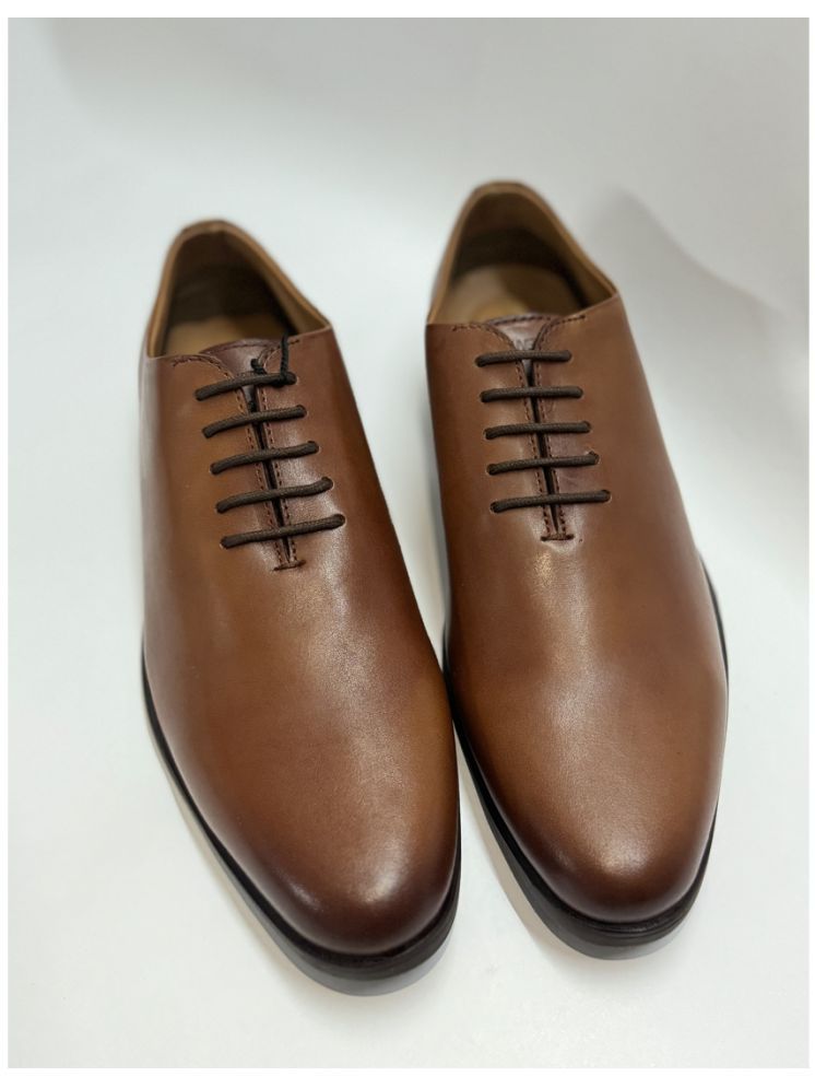     			Sanserif Brown Men's Derby Formal Shoes