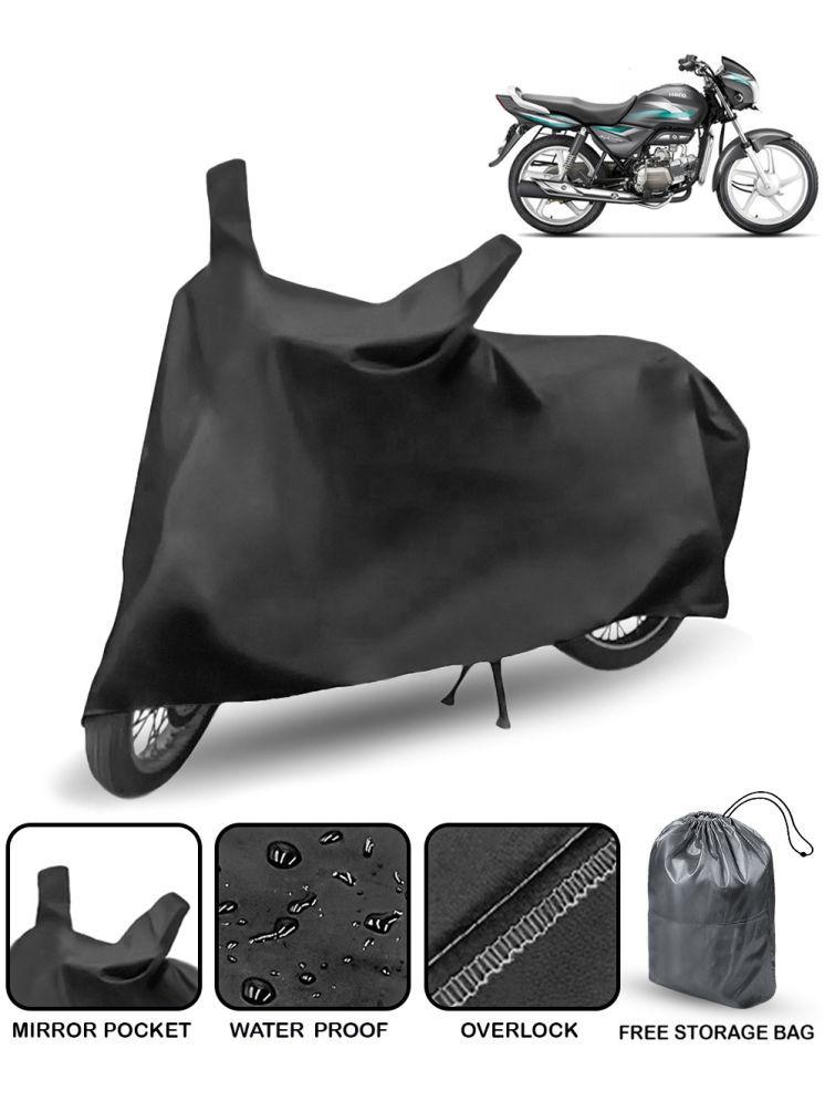     			CARNEST Bike Body Cover for Hero Splendor Pro ( Pack of 1 ) , Black