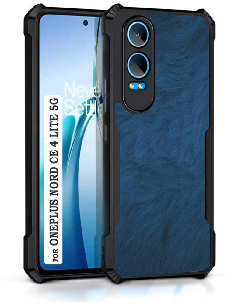     			COBERTA Blue Printed Back Cover Polycarbonate Compatible For Oneplus Nord CE 4 Lite 5G ( Pack of 1 )