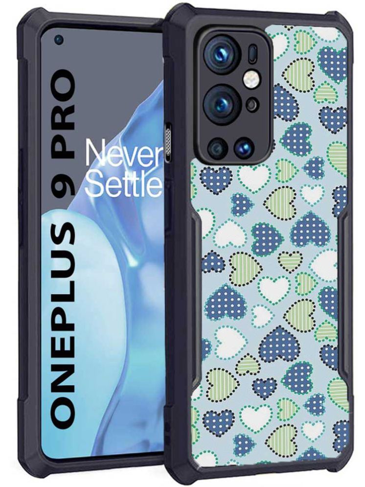     			COBERTA Multicolor Printed Back Cover Polycarbonate Compatible For Oneplus 9pro ( Pack of 1 )