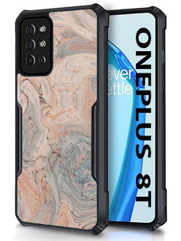     			COBERTA Multicolor Printed Back Cover Polycarbonate Compatible For OnePlus 8T ( Pack of 1 )