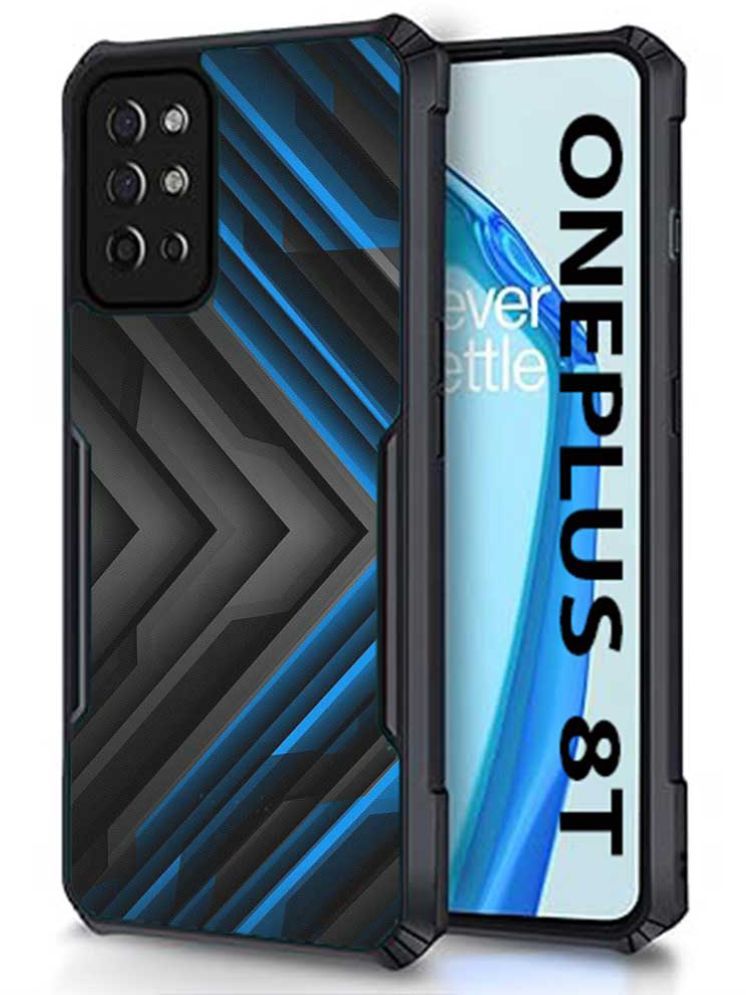     			COBERTA Multicolor Printed Back Cover Polycarbonate Compatible For OnePlus 8T ( Pack of 1 )