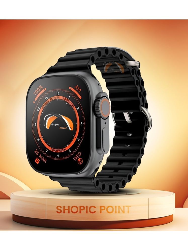     			Shopic Point T800 Ultra Series Smartwatch Black Smart Watch