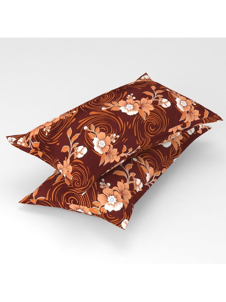     			gharsaaz - Pack of 2 Poly Cotton Abstract Printed Standard Size Pillow Cover ( 68.58 cm(27) x 43.18 cm(17) ) - Multi-Colour