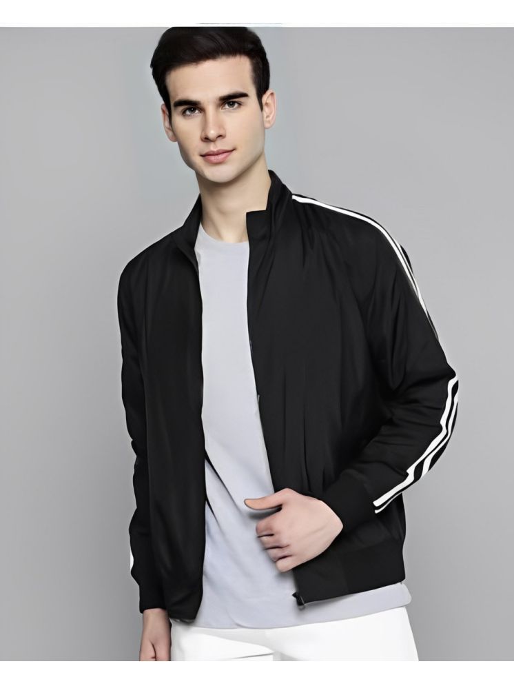     			plusperfaction Polyester Men's Casual Jacket - Black ( Pack of 1 )