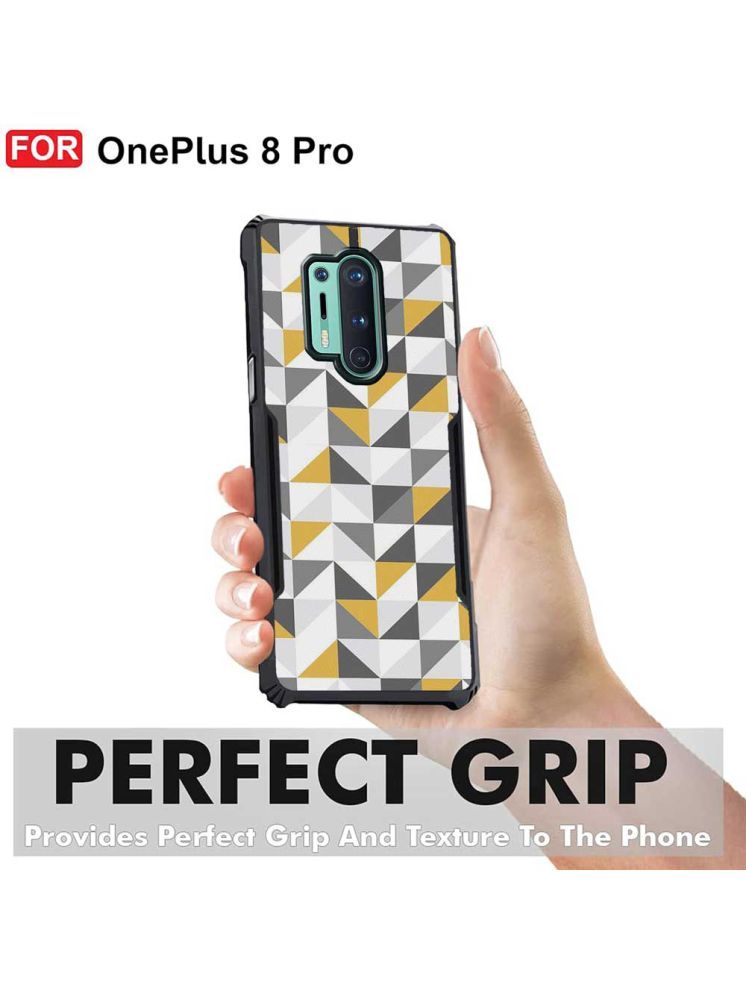     			COBERTA Multicolor Printed Back Cover Polycarbonate Compatible For OnePlus 8 Pro ( Pack of 1 )