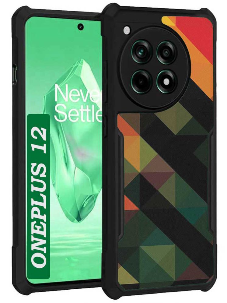     			COBERTA Multicolor Printed Back Cover Polycarbonate Compatible For Oneplus 12 5G ( Pack of 1 )