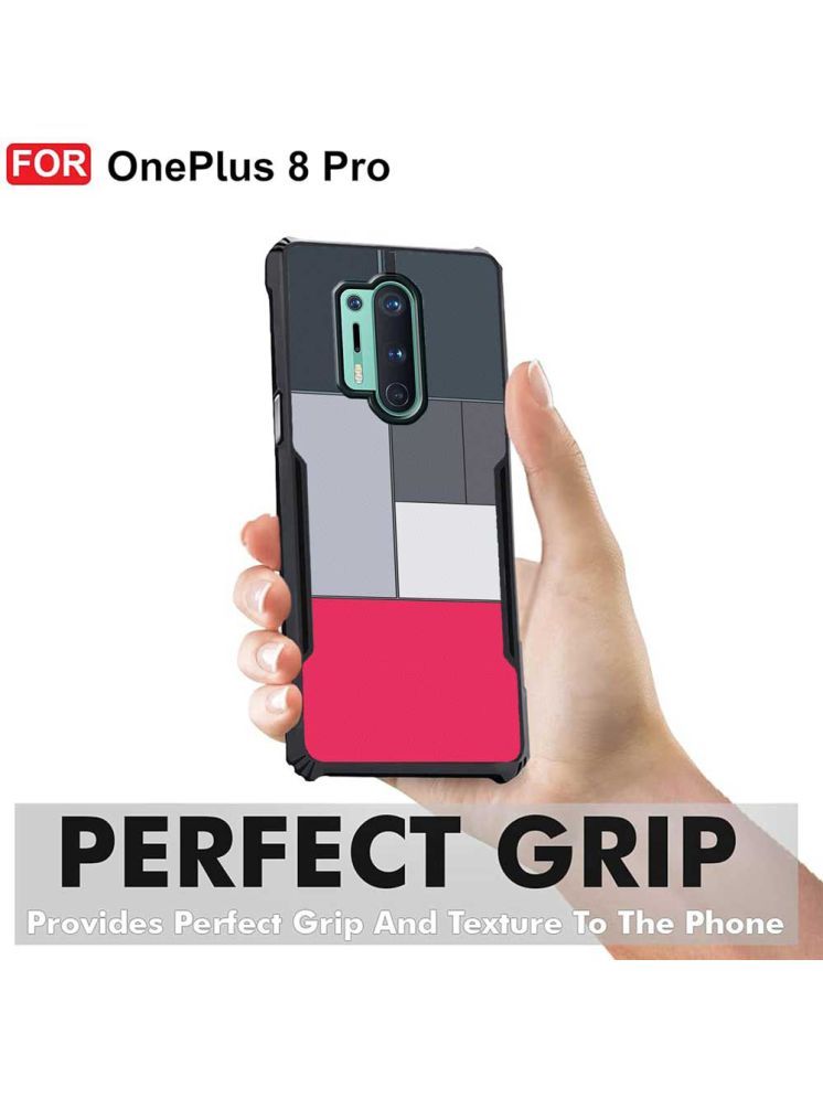     			COBERTA Multicolor Printed Back Cover Polycarbonate Compatible For OnePlus 8 Pro ( Pack of 1 )