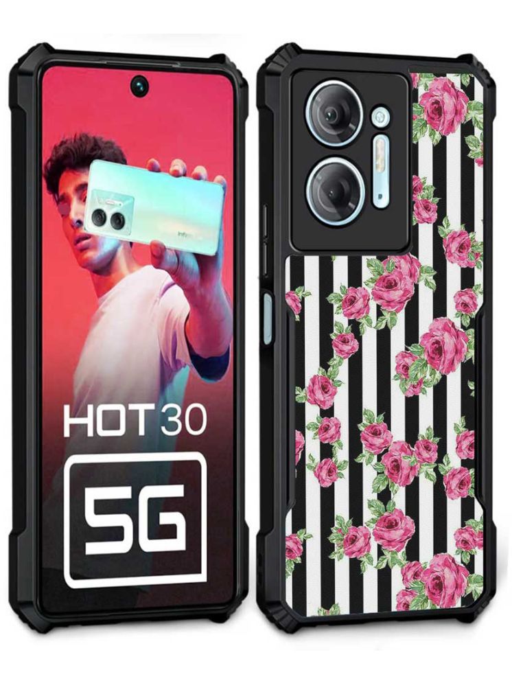     			COBERTA Multicolor Printed Back Cover Polycarbonate Compatible For Infinix Hot 30 5G ( Pack of 1 )