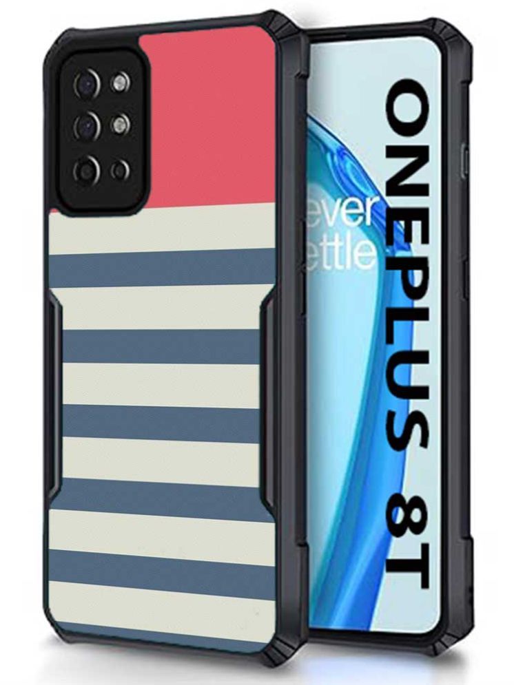     			COBERTA Multicolor Printed Back Cover Polycarbonate Compatible For OnePlus 8T ( Pack of 1 )