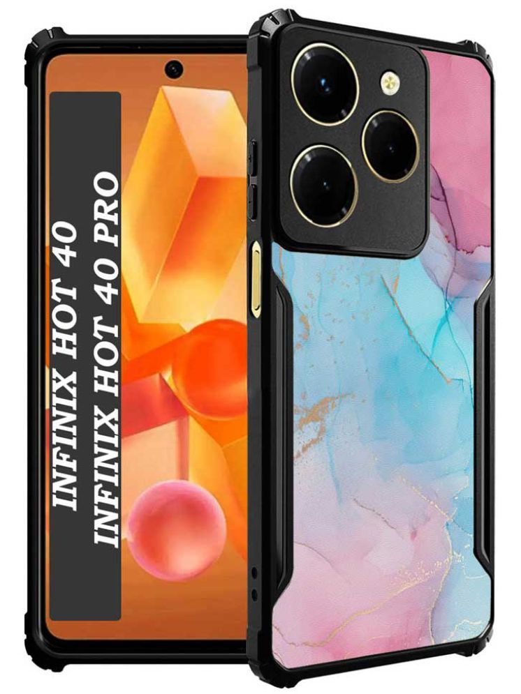     			COBERTA Multicolor Printed Back Cover Polycarbonate Compatible For Inifinix Hot 40 Pro ( Pack of 1 )