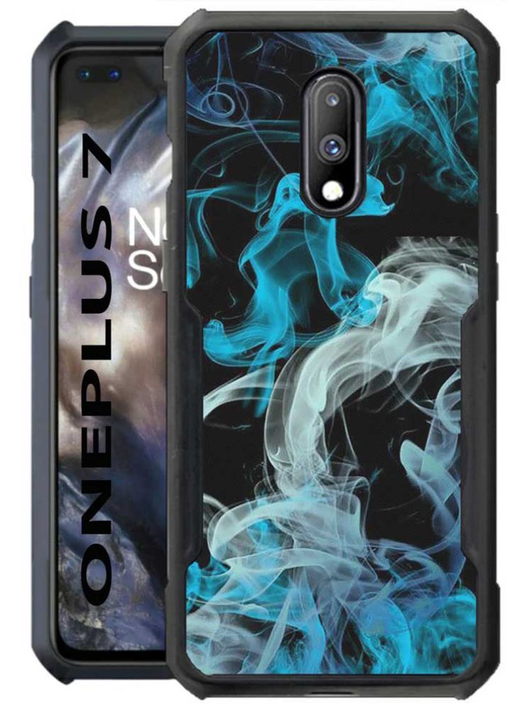     			COBERTA Multicolor Printed Back Cover Polycarbonate Compatible For OnePlus 7 ( Pack of 1 )