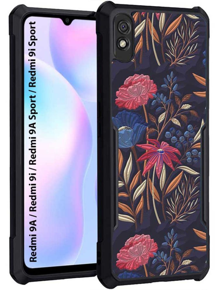     			COBERTA Multicolor Printed Back Cover Polycarbonate Compatible For Xiaomi Redmi 9A ( Pack of 1 )