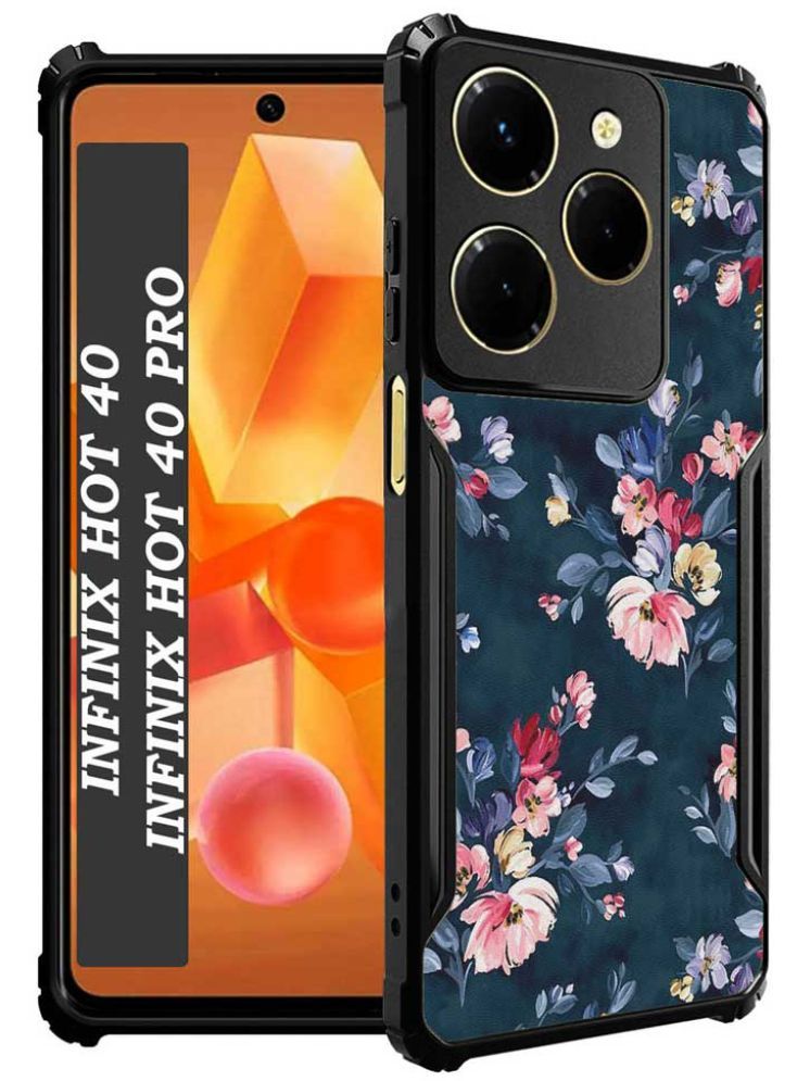     			COBERTA Multicolor Printed Back Cover Polycarbonate Compatible For Inifinix Hot 40 Pro ( Pack of 1 )