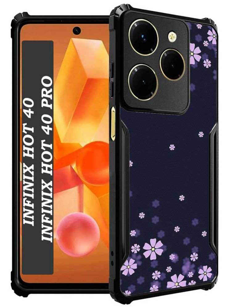     			COBERTA Multicolor Printed Back Cover Polycarbonate Compatible For Inifinix Hot 40 Pro ( Pack of 1 )