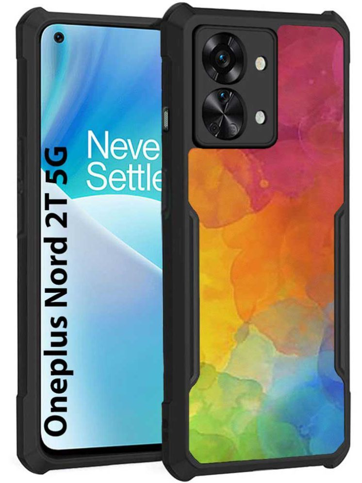     			COBERTA Multicolor Printed Back Cover Polycarbonate Compatible For OnePlus 9R ( Pack of 1 )