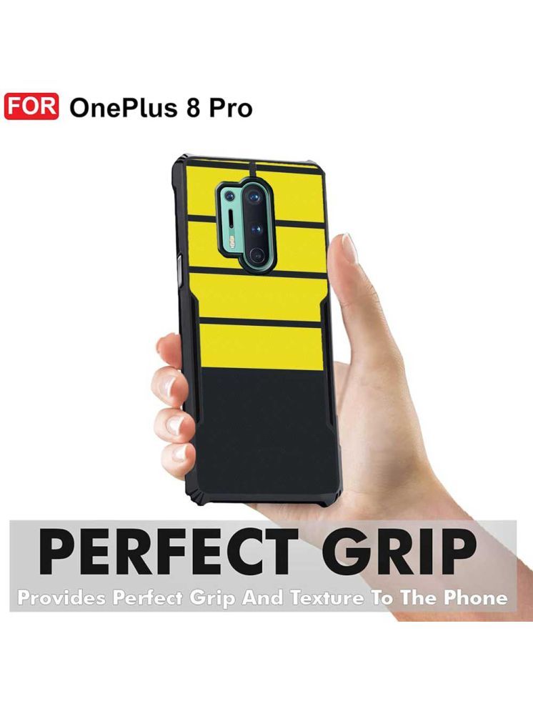     			COBERTA Multicolor Printed Back Cover Polycarbonate Compatible For OnePlus 8 Pro ( Pack of 1 )