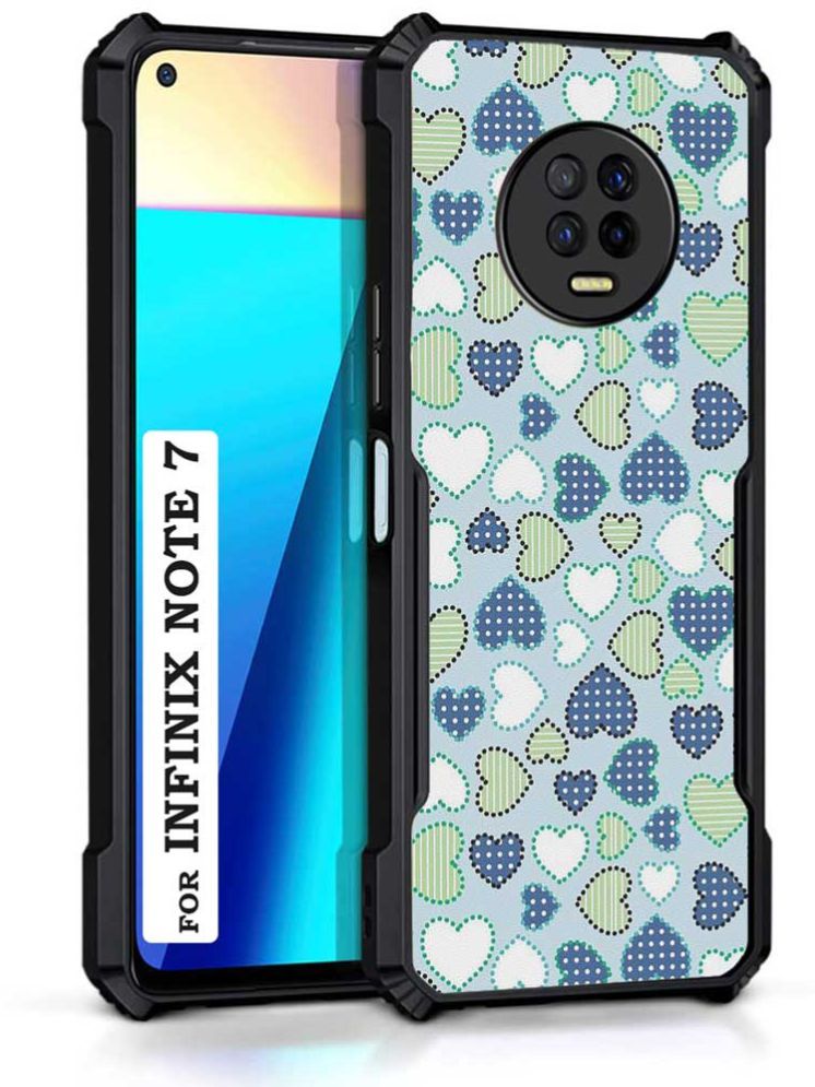     			COBERTA Multicolor Printed Back Cover Polycarbonate Compatible For Infinix Note 7 ( Pack of 1 )