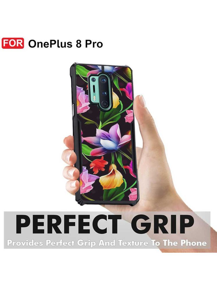     			COBERTA Multicolor Printed Back Cover Polycarbonate Compatible For OnePlus 8 Pro ( Pack of 1 )