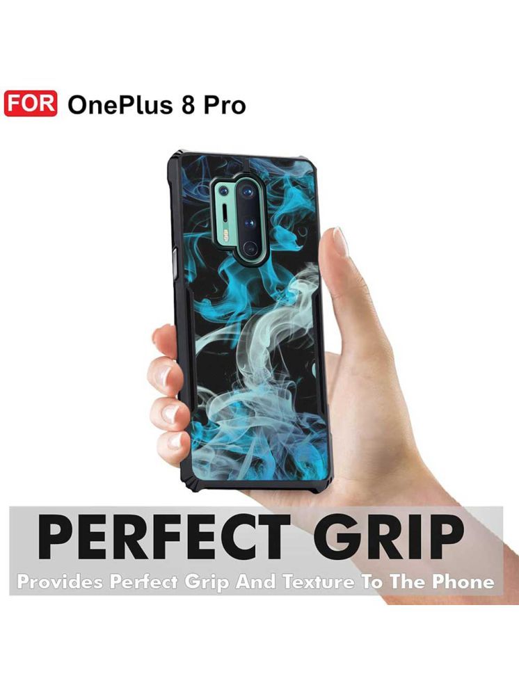     			COBERTA Multicolor Printed Back Cover Polycarbonate Compatible For OnePlus 8 Pro ( Pack of 1 )