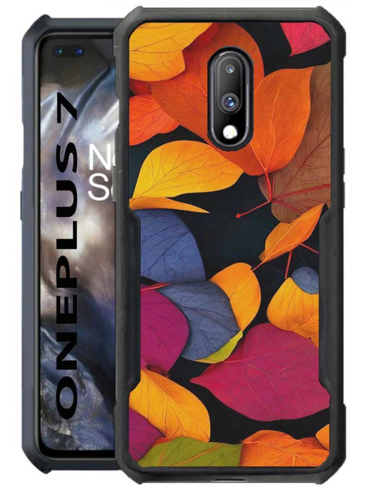     			COBERTA Multicolor Printed Back Cover Polycarbonate Compatible For OnePlus 7 ( Pack of 1 )