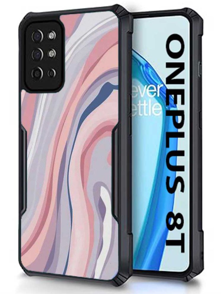     			COBERTA Multicolor Printed Back Cover Polycarbonate Compatible For OnePlus 8T ( Pack of 1 )