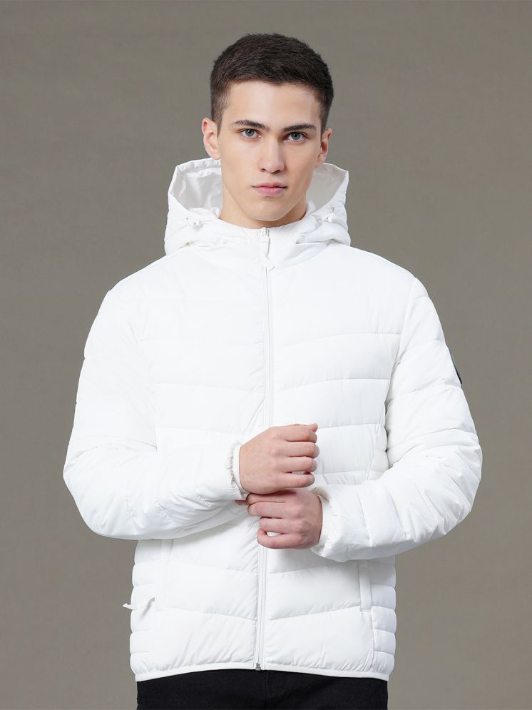     			Red Tape Polyester Men's Puffer Jacket - White ( Pack of 1 )