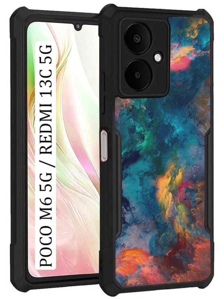     			COBERTA Multicolor Printed Back Cover Polycarbonate Compatible For Redmi 13C 5G ( Pack of 1 )