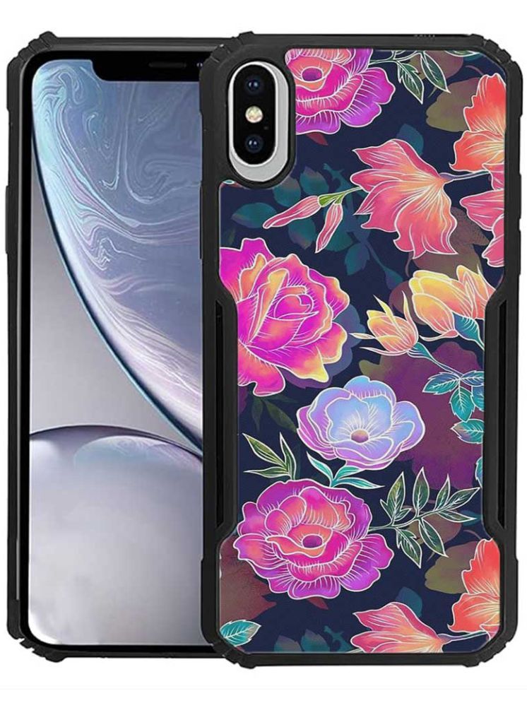     			COBERTA Multicolor Printed Back Cover Polycarbonate Compatible For Apple iPhone XS Max ( Pack of 1 )