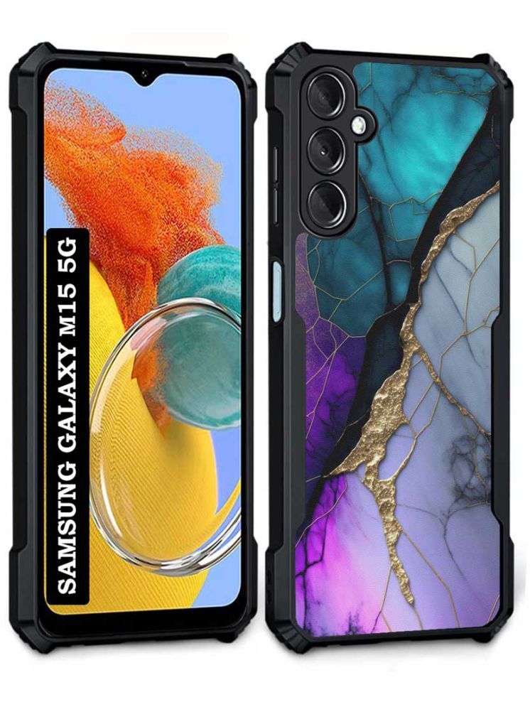     			COBERTA Multicolor Printed Back Cover Polycarbonate Compatible For Samsung Galaxy M15 5G ( Pack of 1 )