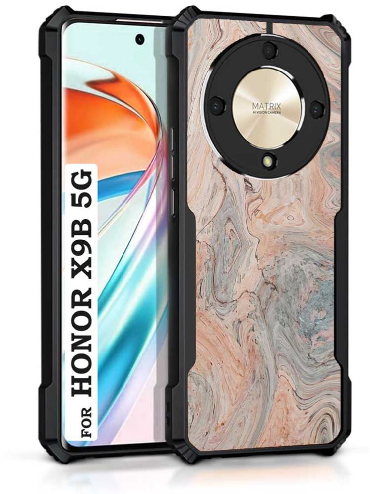     			COBERTA Multicolor Printed Back Cover Polycarbonate Compatible For Honor X9B 5G ( Pack of 1 )