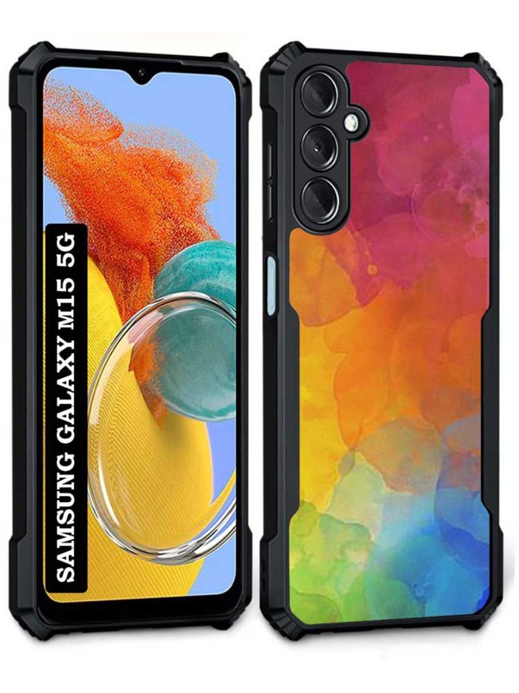     			COBERTA Multicolor Printed Back Cover Polycarbonate Compatible For Samsung Galaxy M15 5G ( Pack of 1 )