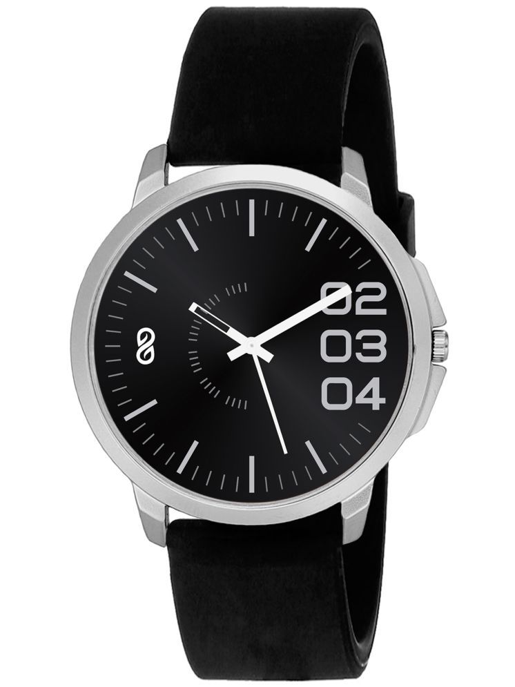     			DIGITRACK Black Silicon Analog Men's Watch