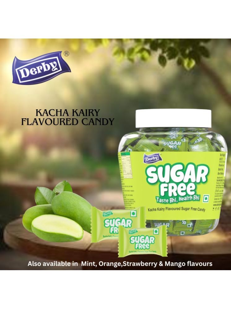     			Derby Sugar Free Kacha Kairy Flavored Hard Candies 660 gm Pack of 2