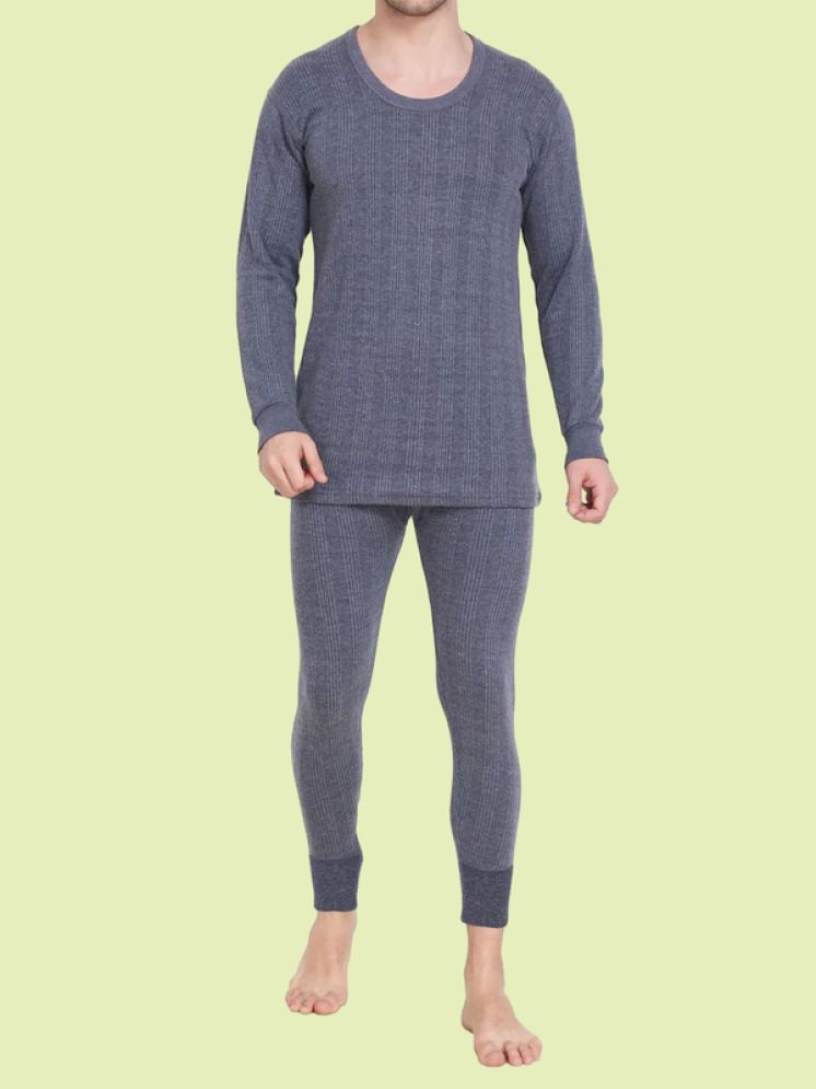     			Paryag Woollen Men's Thermal Sets ( Blue )